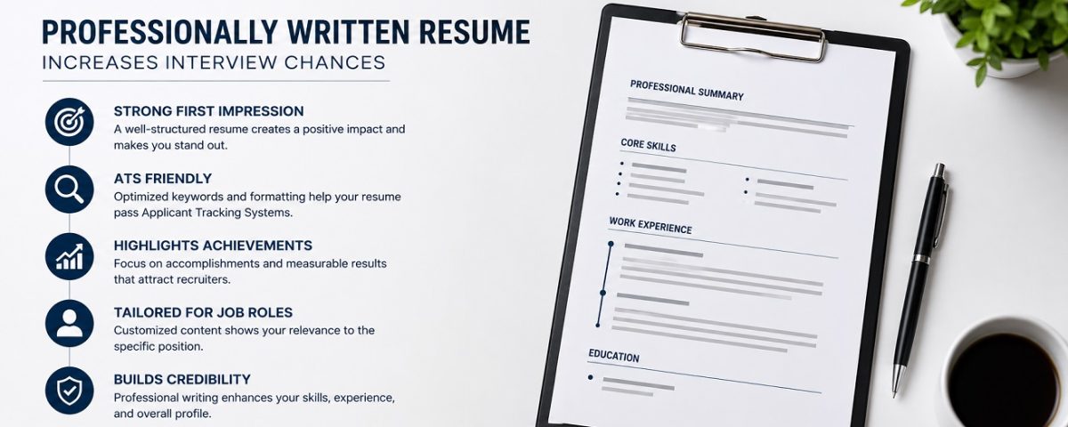 Professionally Written Resume Increases Interview Chances