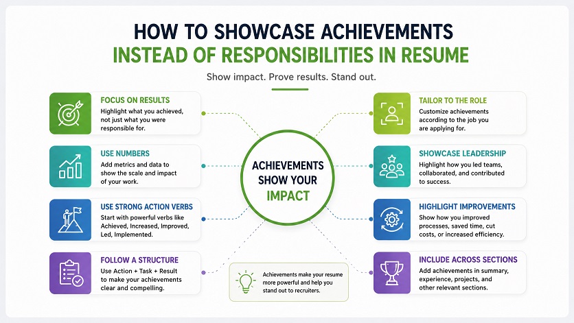 Showcase Achievements Instead of Responsibilities in Resume