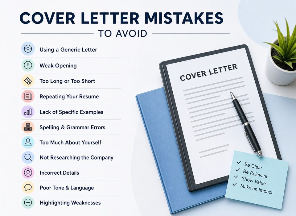 Top 10 Common Cover Letter Mistakes to Avoid