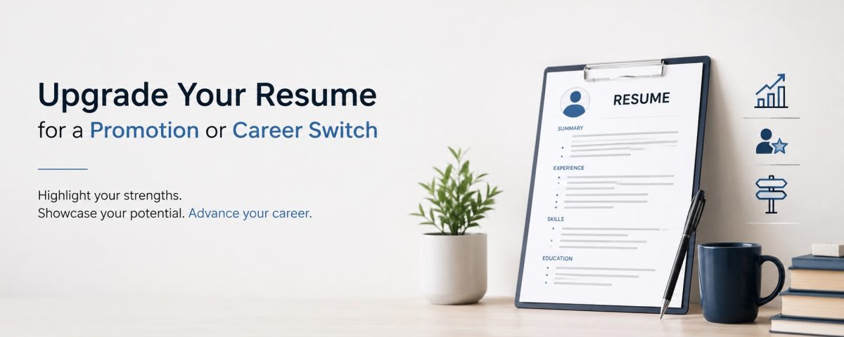 Upgrade Resume for Promotion or Career Switch