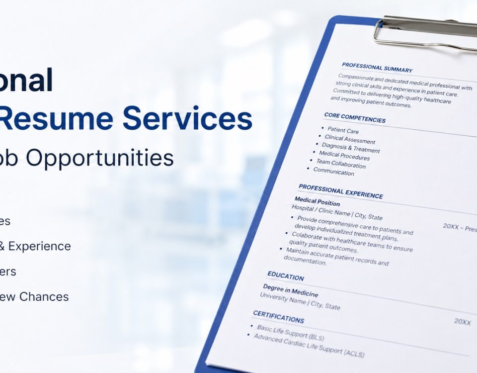 Professional Medical Resume Services